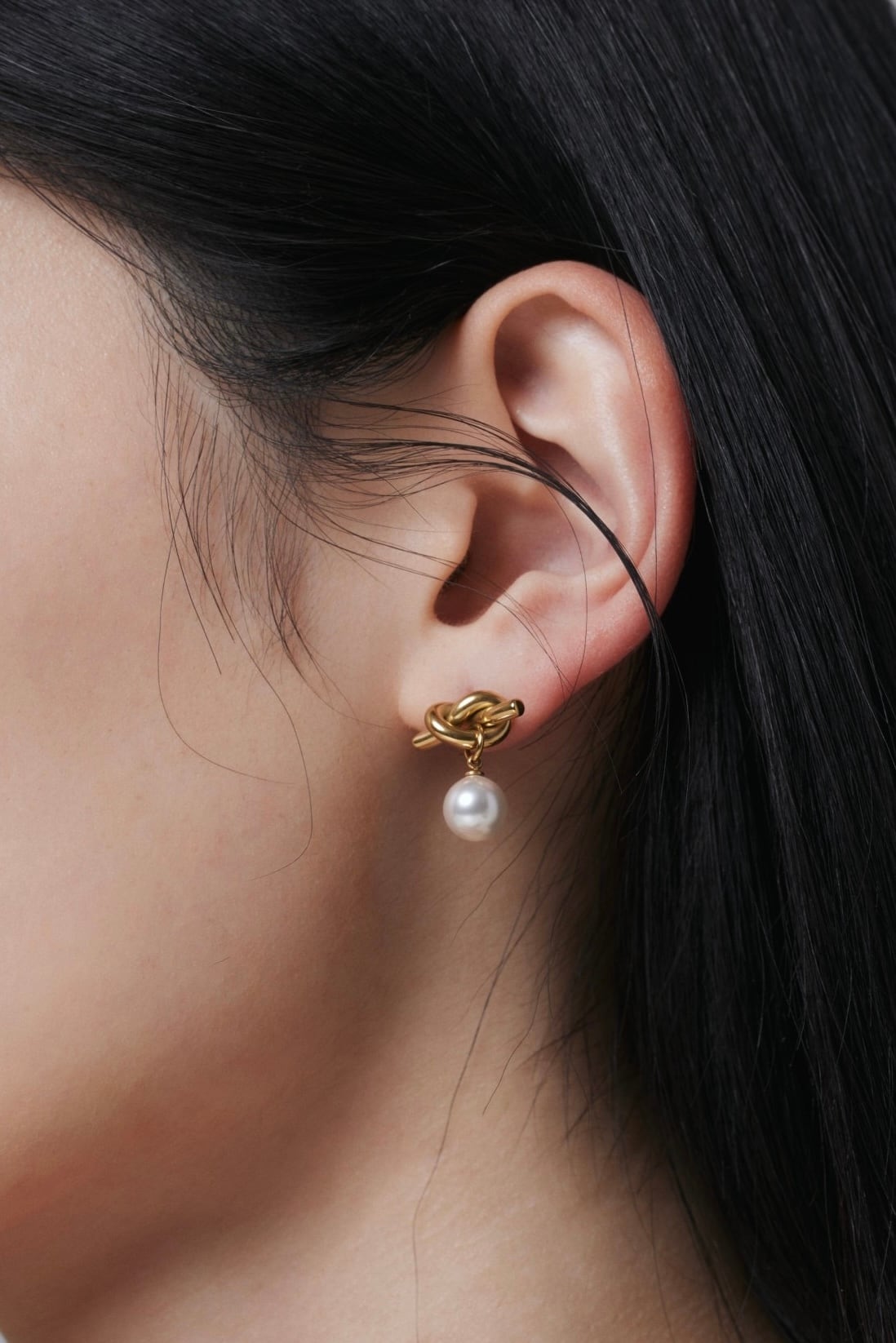 ノットデザイン パール ピアス MP370 | emu