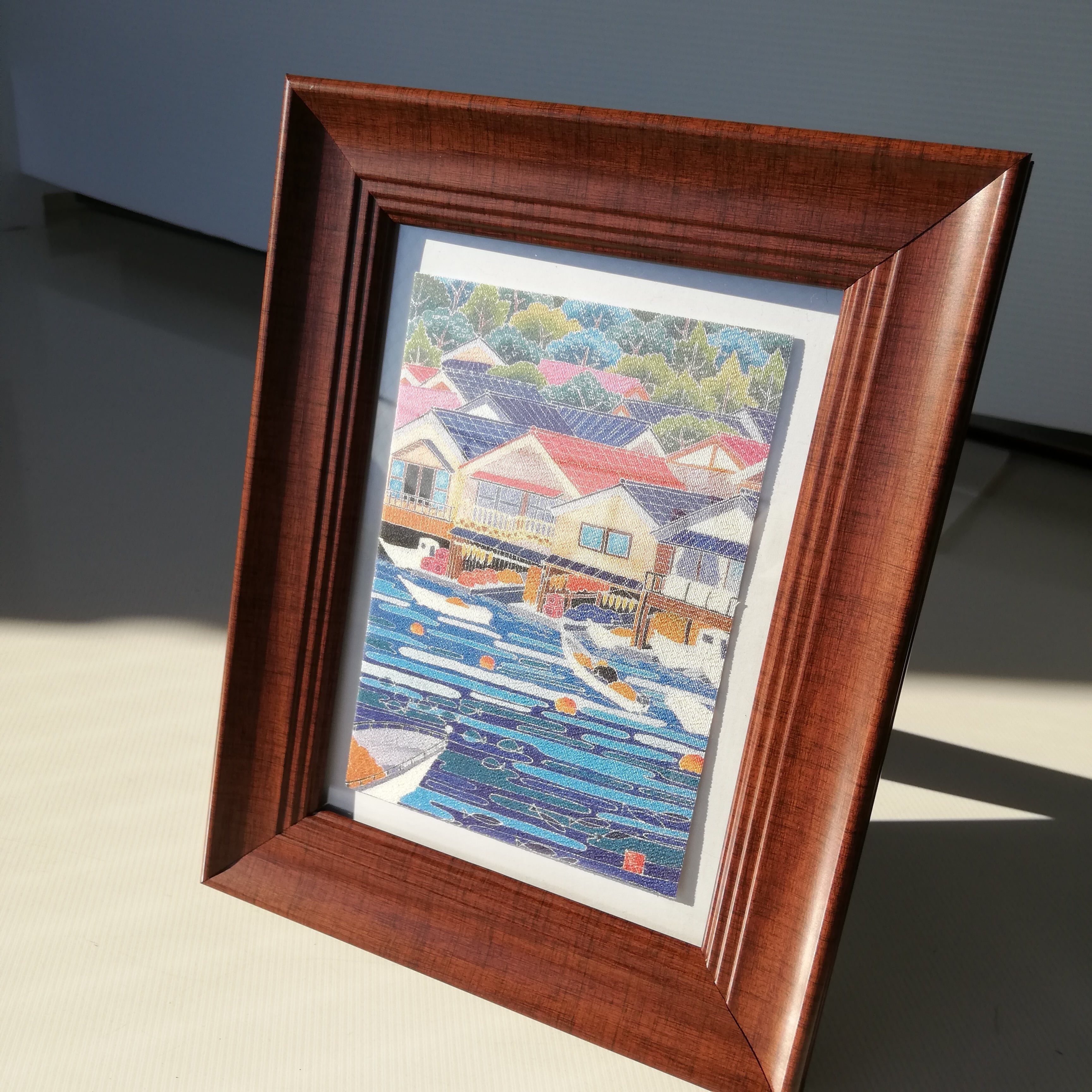 ちりめん絵葉書(伊根の舟屋(縦)) | TANKAI SHOP