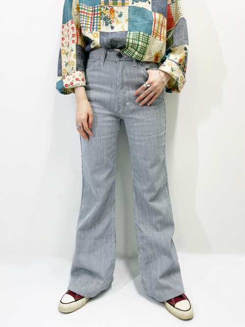 Vintage Pin Hickory Flared Pants