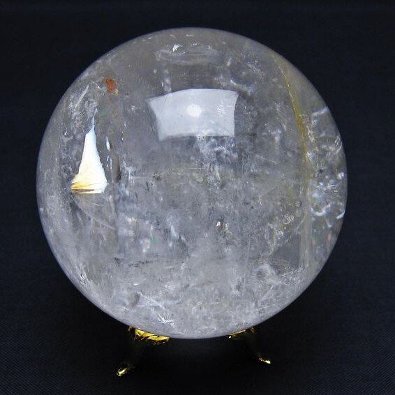 水晶 丸玉 63mm スフィア 水晶玉 球体 玉 一点物 151-7867