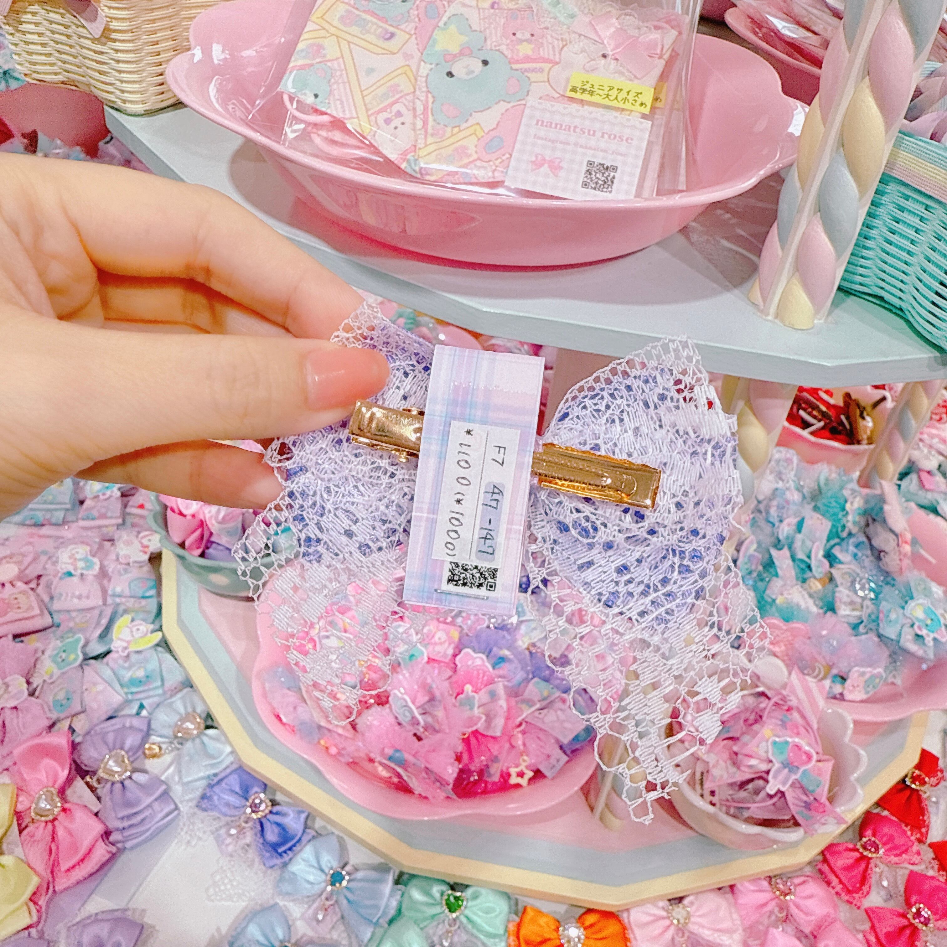 【F7】47-147推し色ヘアクリップ