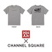 【NEW】MHAK×CHANNEL SQUARE コラボ S/S TEE (ステッカー付) / GRAY