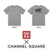 【NEW】MHAK×CHANNEL SQUARE コラボ S/S TEE （ステッカー付） / GRAY