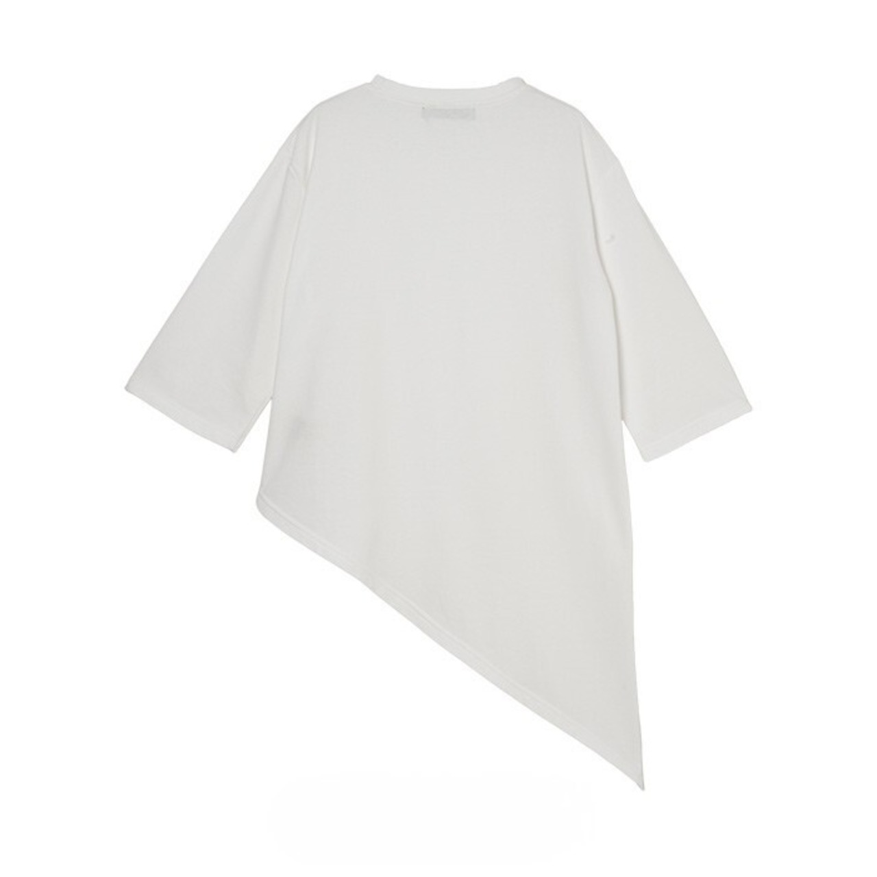 MMF134TEC 裾アシンメトリーTシャツ
