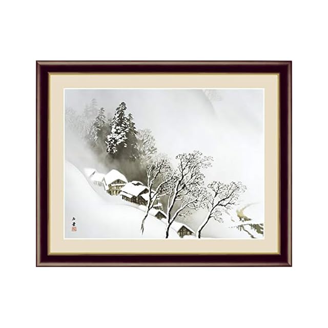 掛軸 庭山耕園(NIWAYAMA-Kouen兵庫-大阪1869-1942)翠崖懸莫飛燕図 瀧