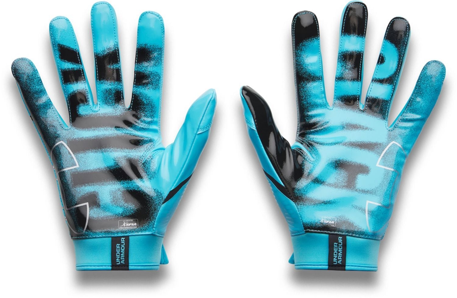 送料無料 新品 underarmour アメフト グローブF8 L BLUE UNDER ARMOUR | END ZONE/エンドゾーン（驚安のアメフトショップ）