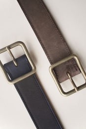 Square buckle belt - brass
