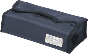 【在庫処分】不二貿易(Fujiboeki) ティッシュケース カバー 幅27.5×奥行11×高さ6.5cm ネイビー レギュラーサイズ対応 吊り下げ可能 LAID BACK 27620