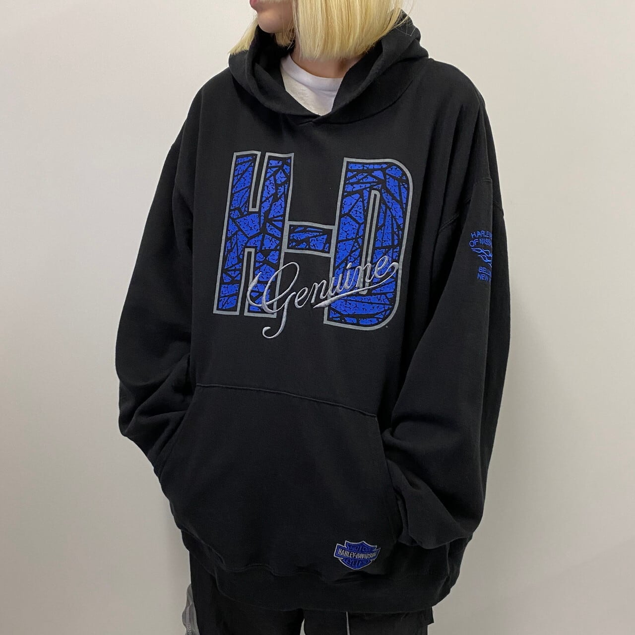 Harley Davidson ハーレーダビッドソン 刺繍 スウェットパーカー メンズxl 古着 バイク モーターサイクル プルオーバーパーカー 黒 青 パーカー Ha10 Cave 古着屋 公式 古着通販サイト Harley Davidson ハーレーダビッドソン 刺繍 スウェットパーカー メンズxl 古着 バイク モーターサイクル プルオーバーパーカー 黒 青 パーカー Ha10 Cave 古着屋 公式 古着通販サイト