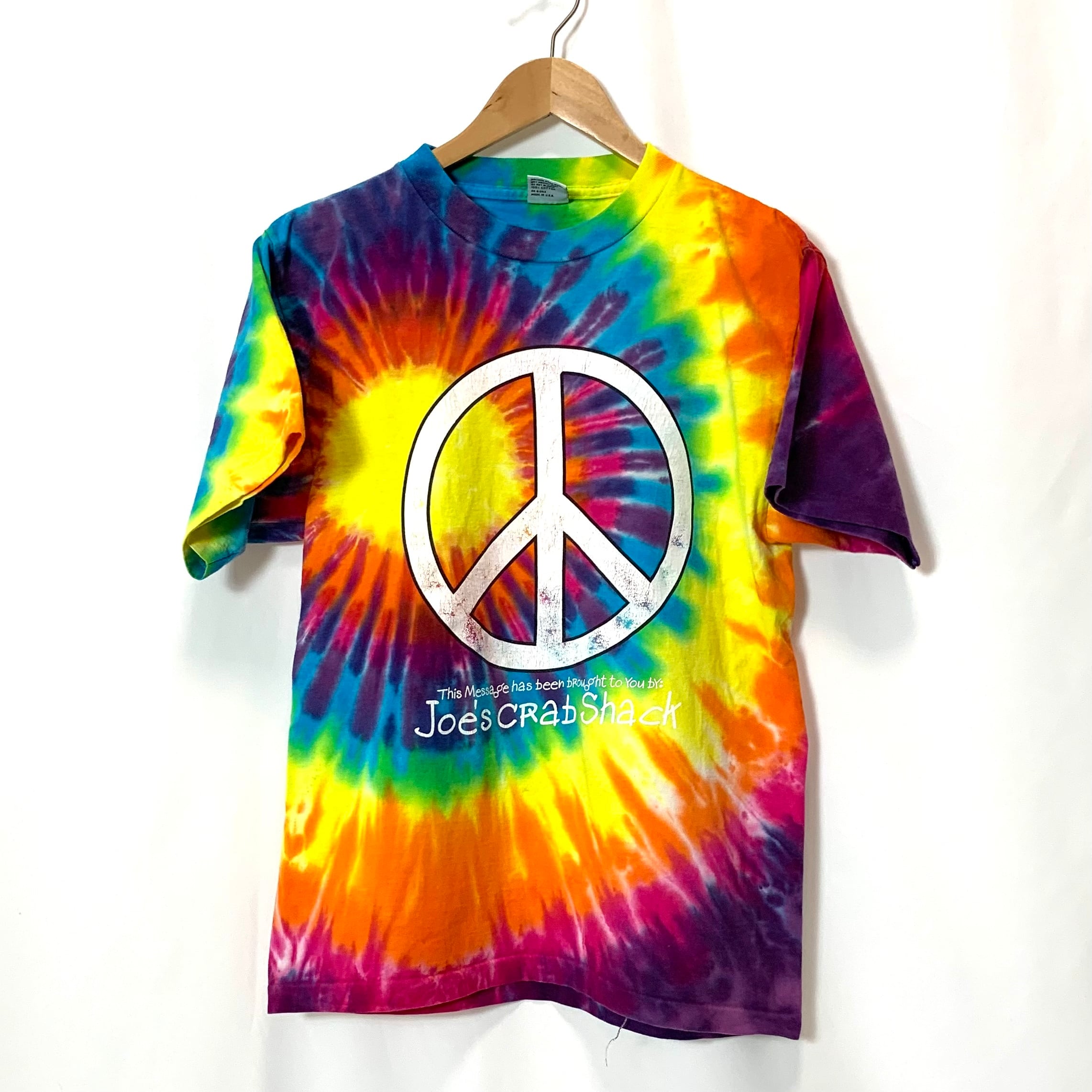 ビンテージ Tシャツ アメリカ イェーイ マーク PEACE