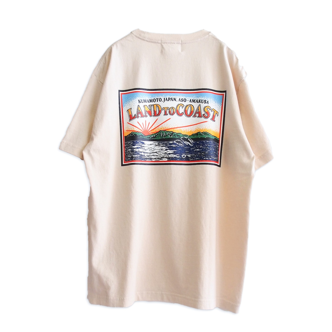 【DARGO】L2C  "日の出" Heavy Weight Garment Dyed T-shirt（2color）