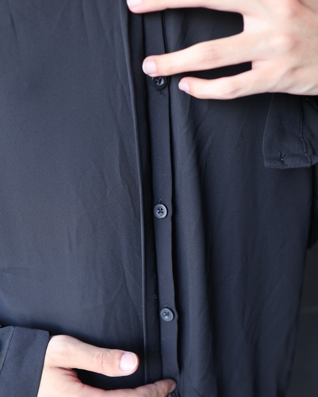 sheer pattern shirt
