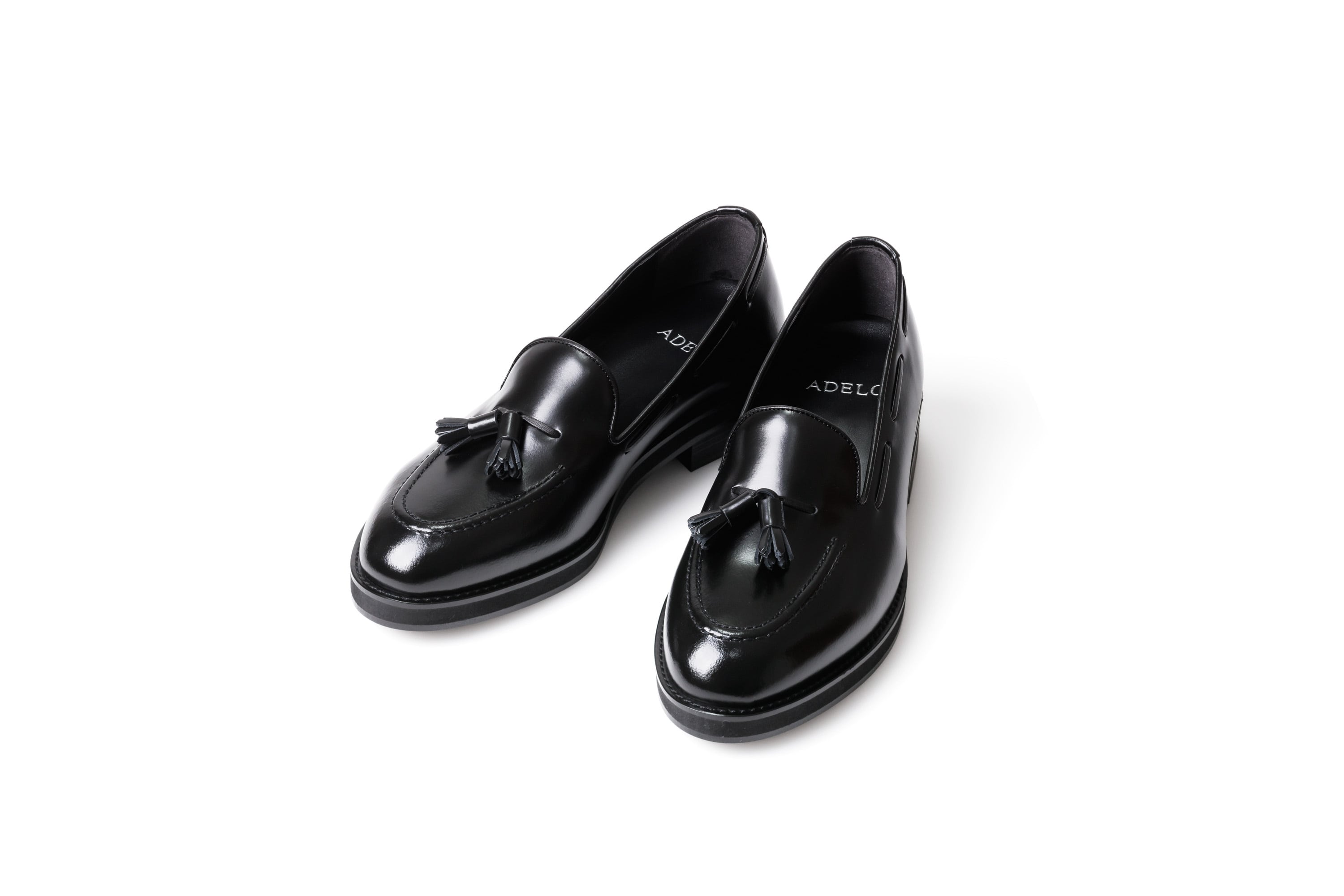 極美品】GIORGIO 絡みつき ARMANI 正規品 高級タッセルローファー 本革革靴