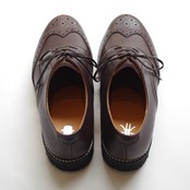 Tomo&Co  WING TIP  BROWN SHRINK TMTK-S-0029SH