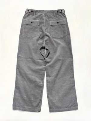 ORDINARY FITS・CORDUROY FATIGUE PANTS・GRY　PT023