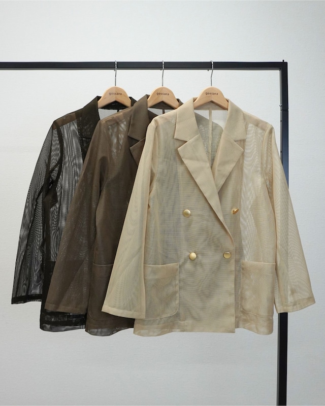 メッシュテーラードJK　5673267（0324）