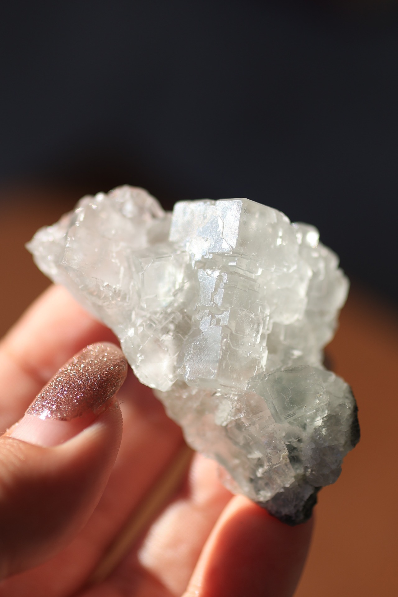 フローライト「雪の露」Fluorite ◇ 天然石・鉱物・パワーストーン・原石 | st00406