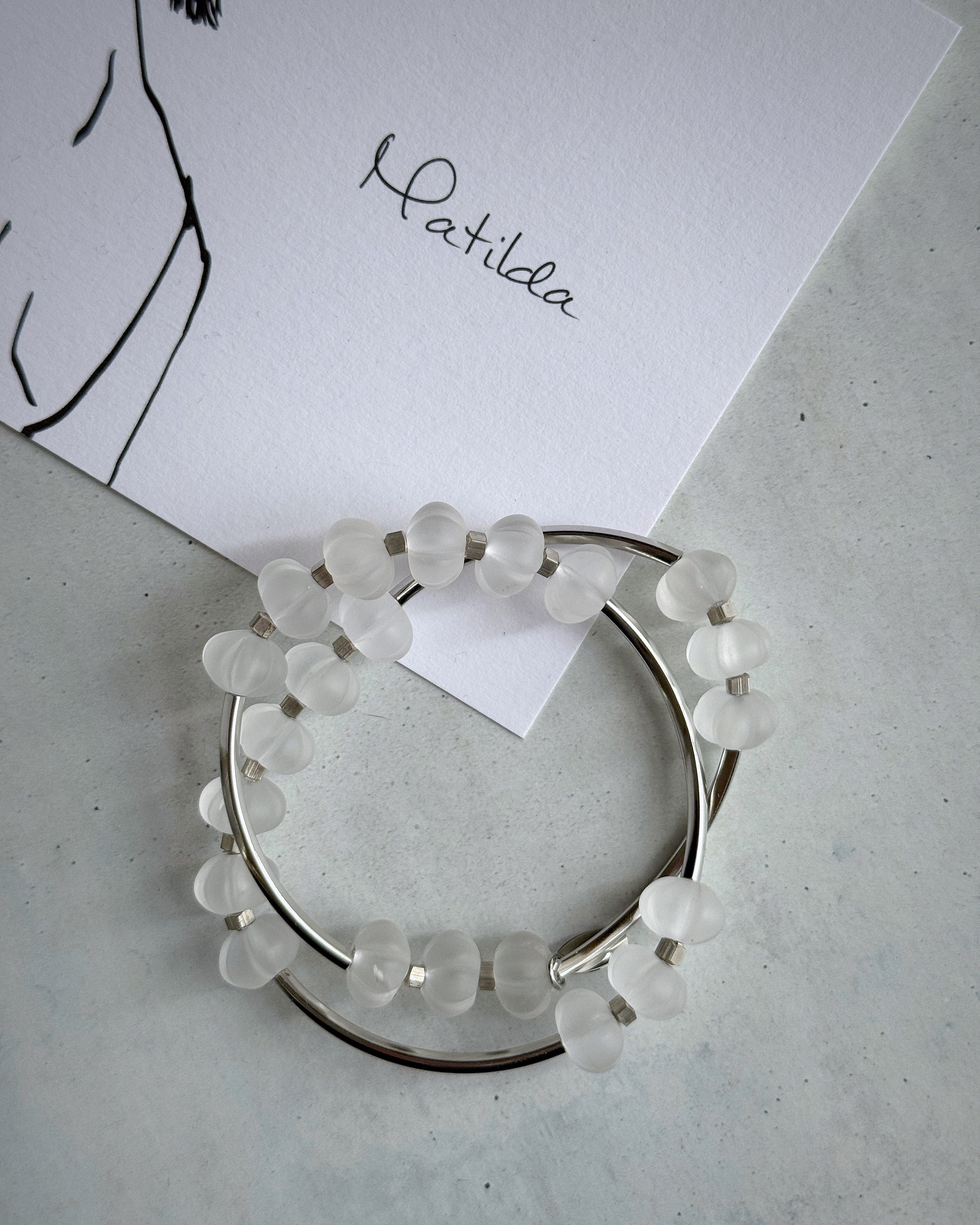 layered bracelet(クォーツ・シルバー)