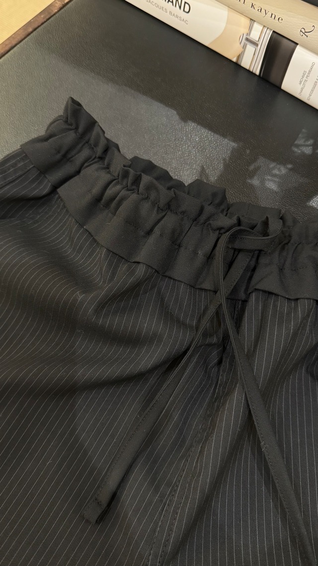 (即納) vegetable / Cotton stripe pants