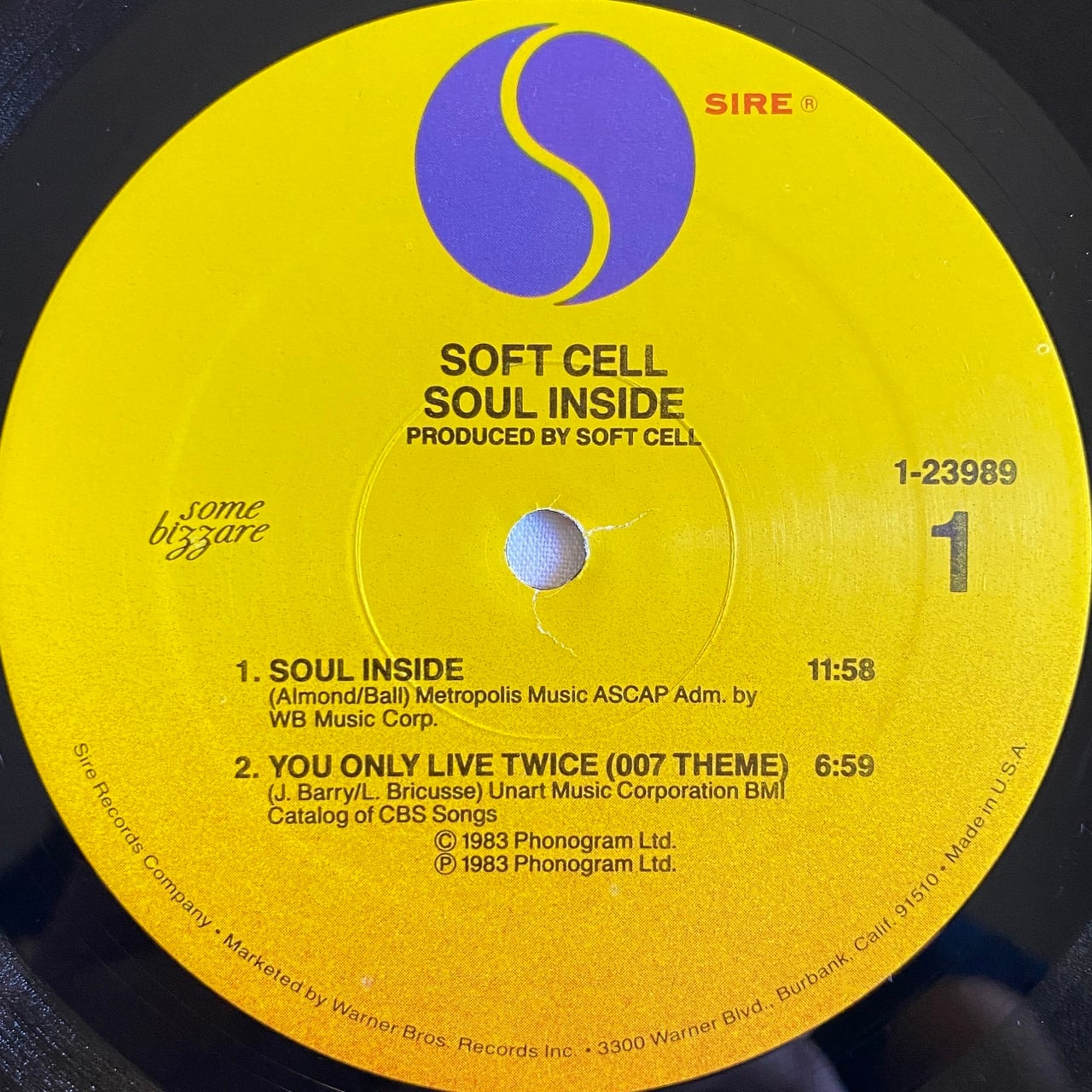 12EP】Soft Cell – Soul Inside | マメシバレコード mameshiba records