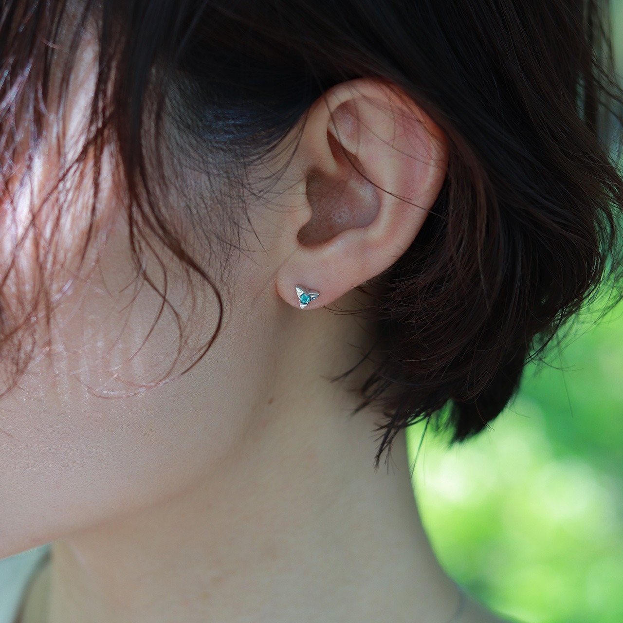 〈再入荷〉パライバトルマリンPtピアス【WEB限定】54622 - 2