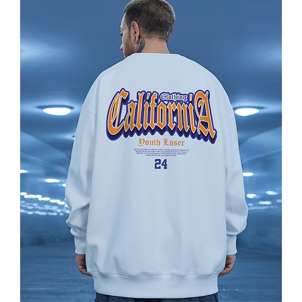 Back logo design sweat P067