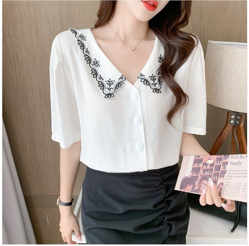 【大きいサイズL-4XL】ファッション/人気ワイシャツ♪ブラック/ホワイト2色展開◆KECCHI【serof-176177】