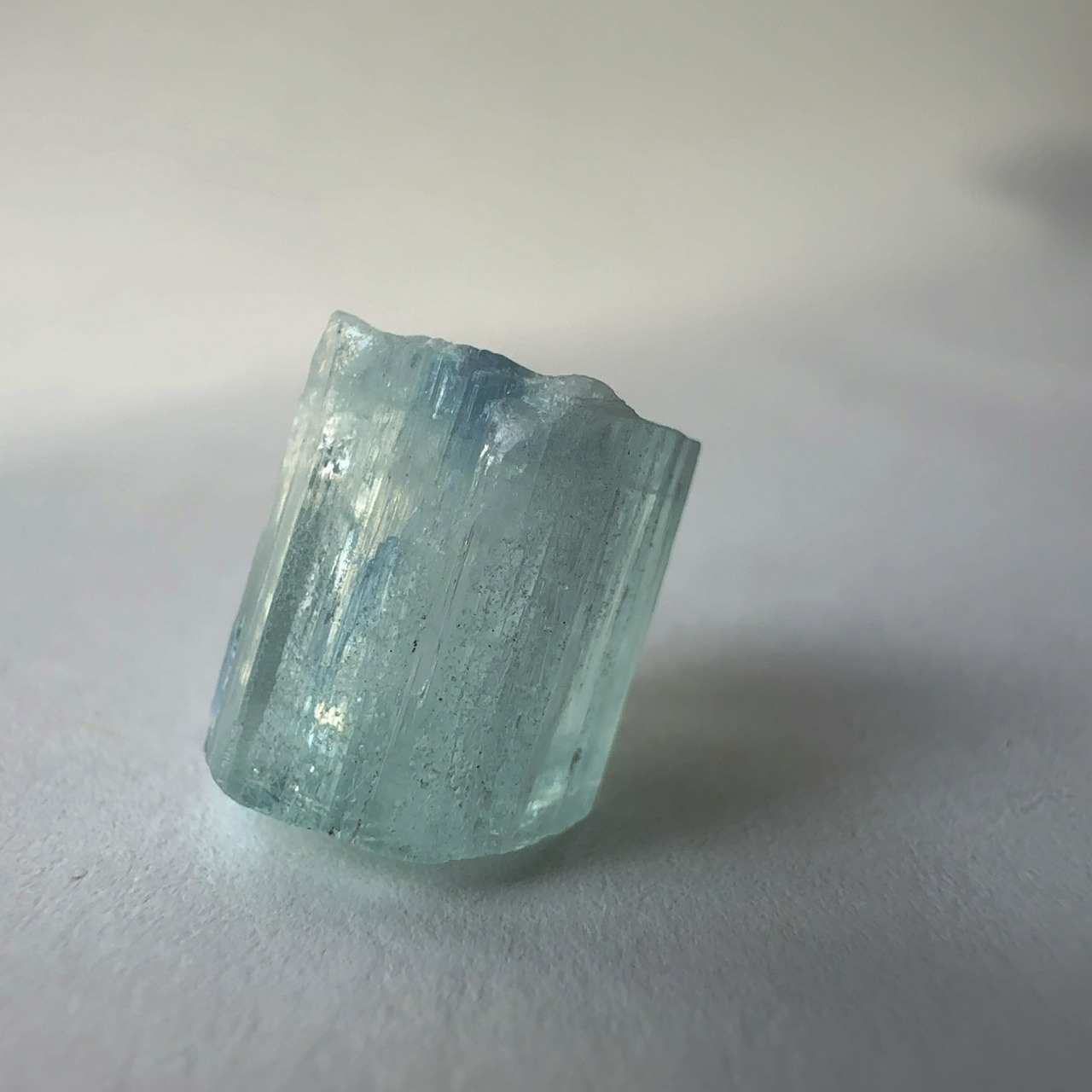 虹龍ブレス⭐︎アクアマリン&水晶 きたない