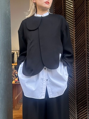 【25SS】ENFOLD エンフォルド /  ROUND CURVE JACKET / ジャケット