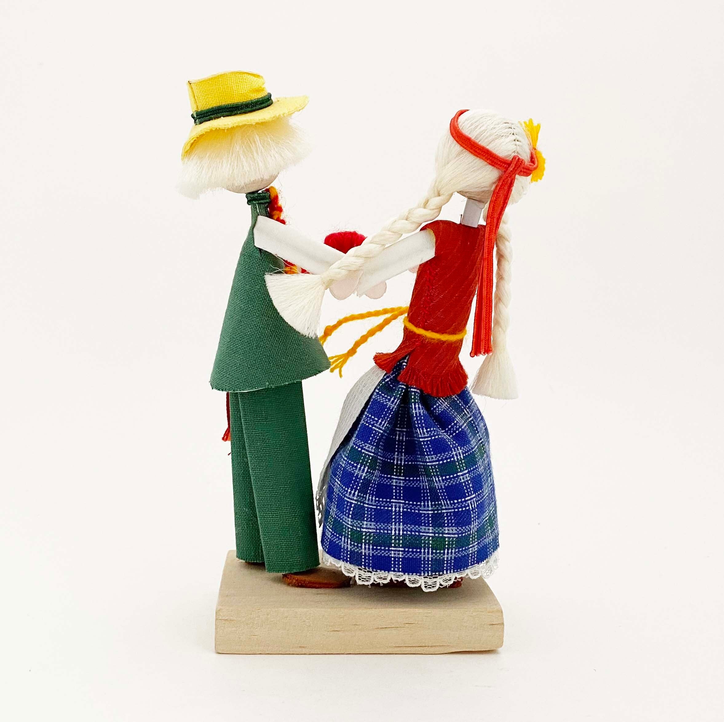 リトアニアの民族人形　ANDO製ヴィンテージ（ペア小）