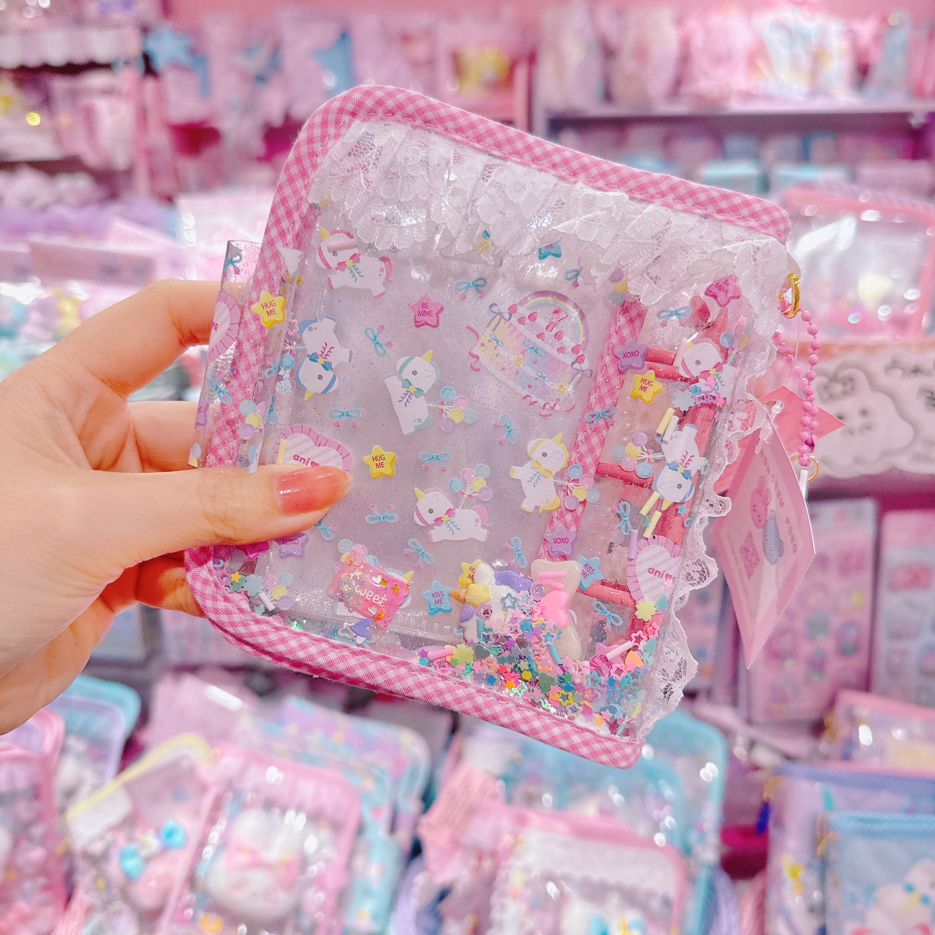 【E7】156-11ぬいぐるみ付シール帳（3穴）