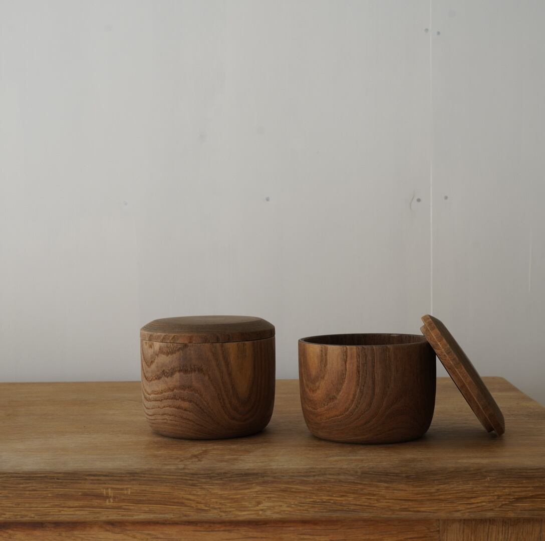 木の小物入れ 2個セット