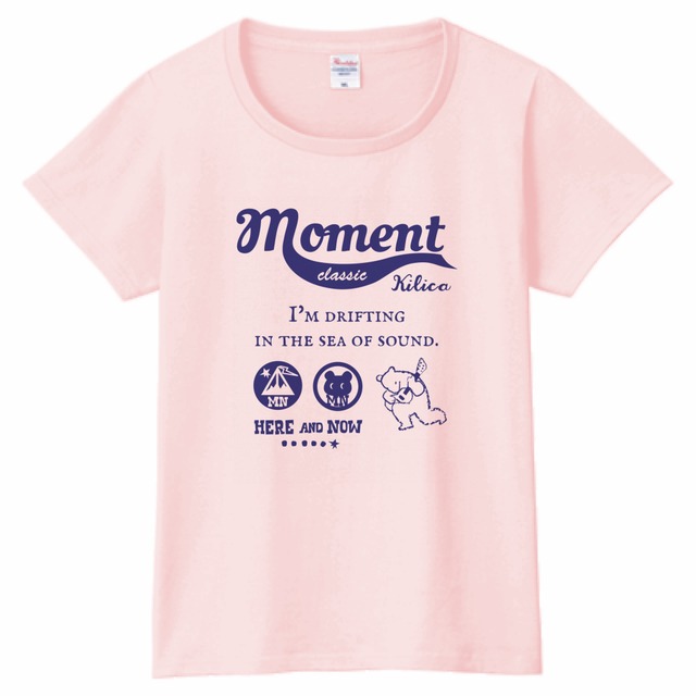 moment Tシャツ  【ライトピンク】レディース