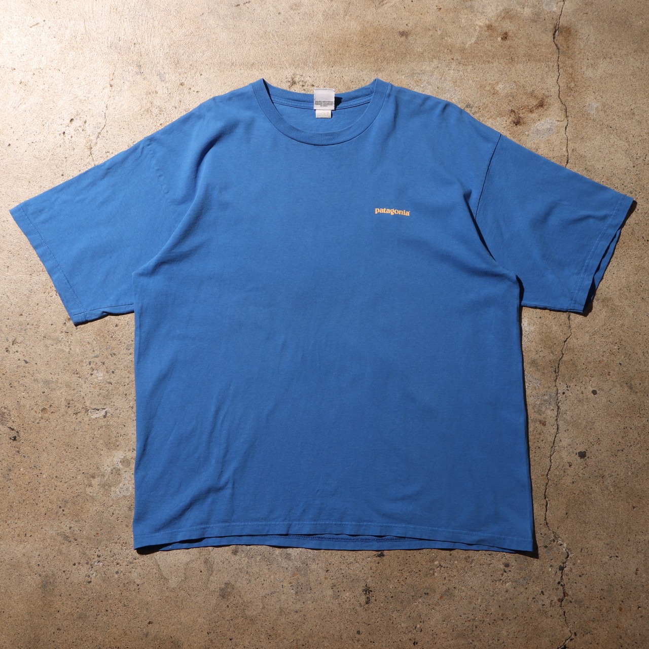 極美品 XL ロイヤルブルー オーバルロゴ Patagonia Beneficial T's ベネフィシャル Tシャツ 青 パタゴニア