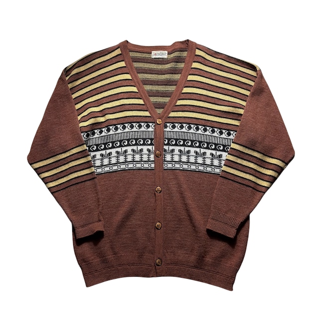 vintage 1970’s border cardigan
