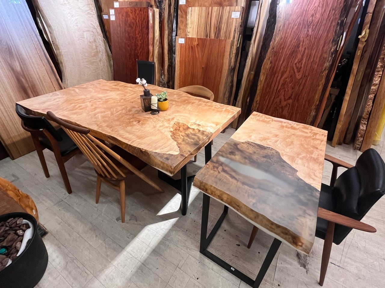 共板2枚セット】栃（トチ）_2460×990-1050-960×55_浅草本店_