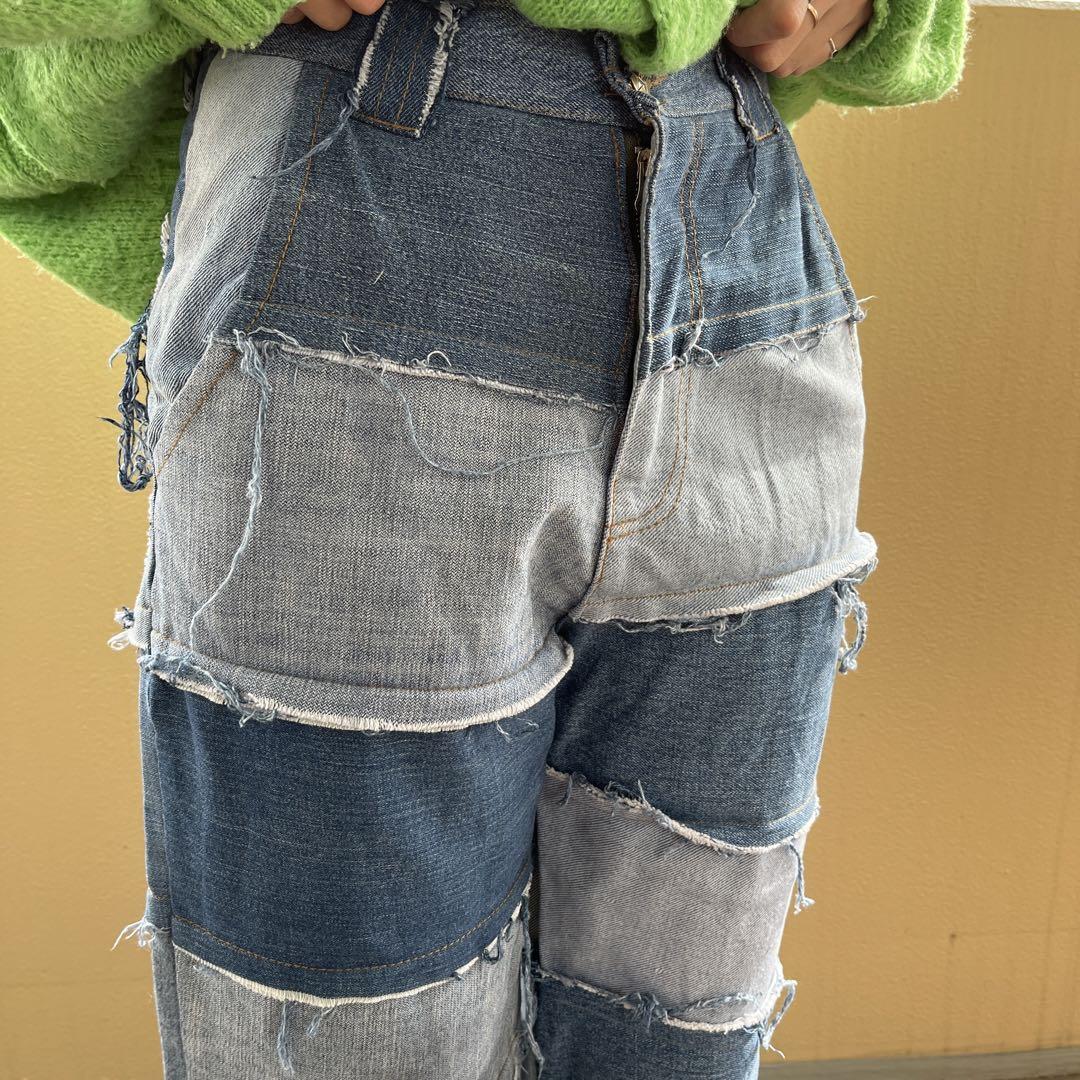 リメイクデニム BASICKS｜リメイクデニムパンツ