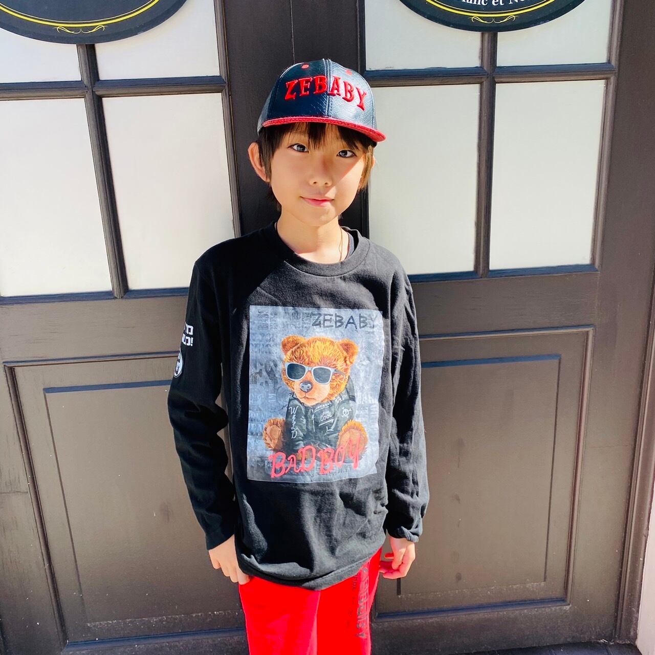 BAD BOY (KIDS: BLACK) | ストリート、ロックテイストの子供服 ZEBABY