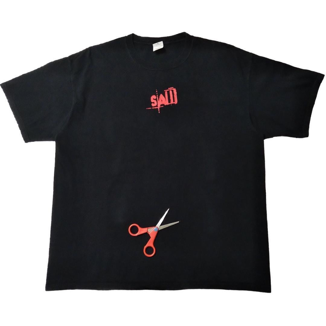古着 ©2004 ソウ Tシャツ 2XL 黒 ビリー SAW 映画 ムービー * | GOLD  