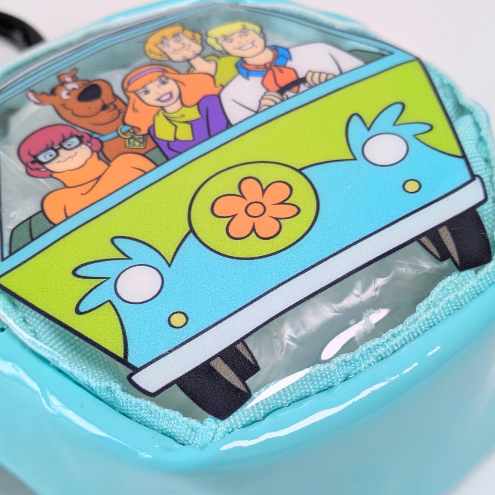 【 Scooby-Doo（ スクービー・ドゥー ） 】カラビナ CLEAR POUCH ( カラビナクリアポーチ )  カラビナキーホルダー / 小物入れ / コスメポーチ 〚アメリカン雑貨 アメトイ〛