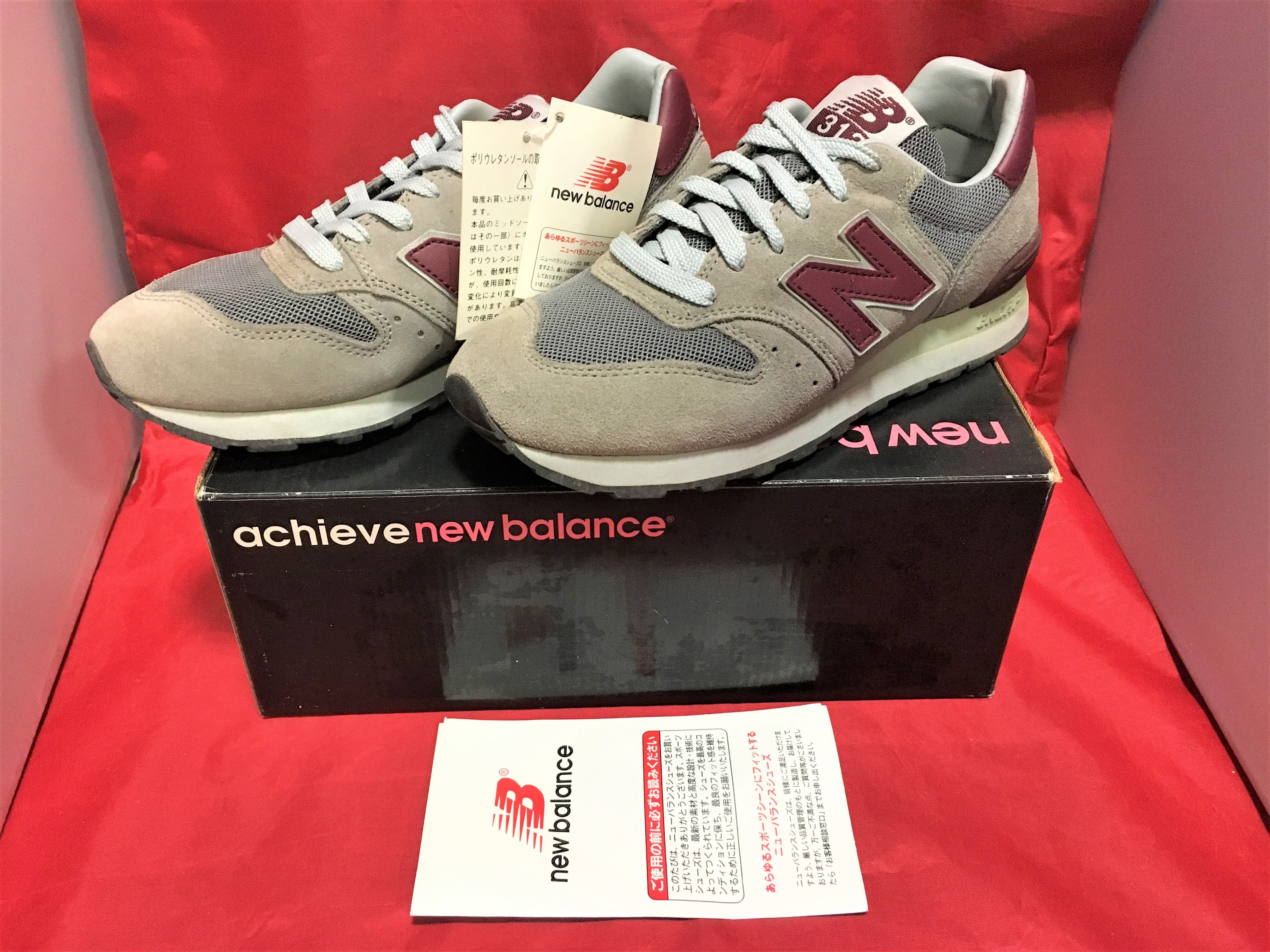 New Balance（ニューバランス）M312 DR 5 23cm EE 灰色/赤➀ | freestars