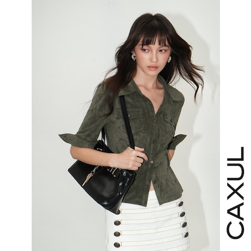 Military Waist Shape Shirt/2color