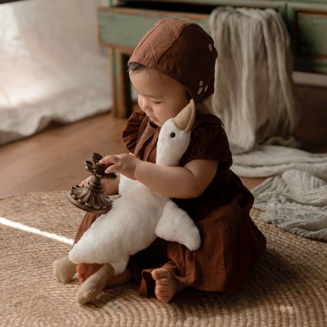 あひるファーストトイ(Sサイズ) | イブル&Baby Fabric LilyBlanc