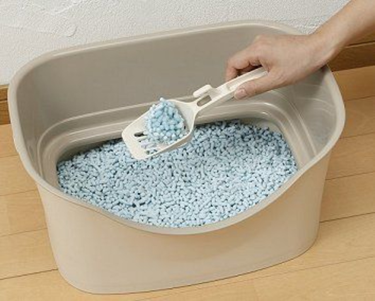 【ラクラク猫トイレ Sサイズ】ダブルブロック,掃除がしやすい,猫砂が飛び散りにくい