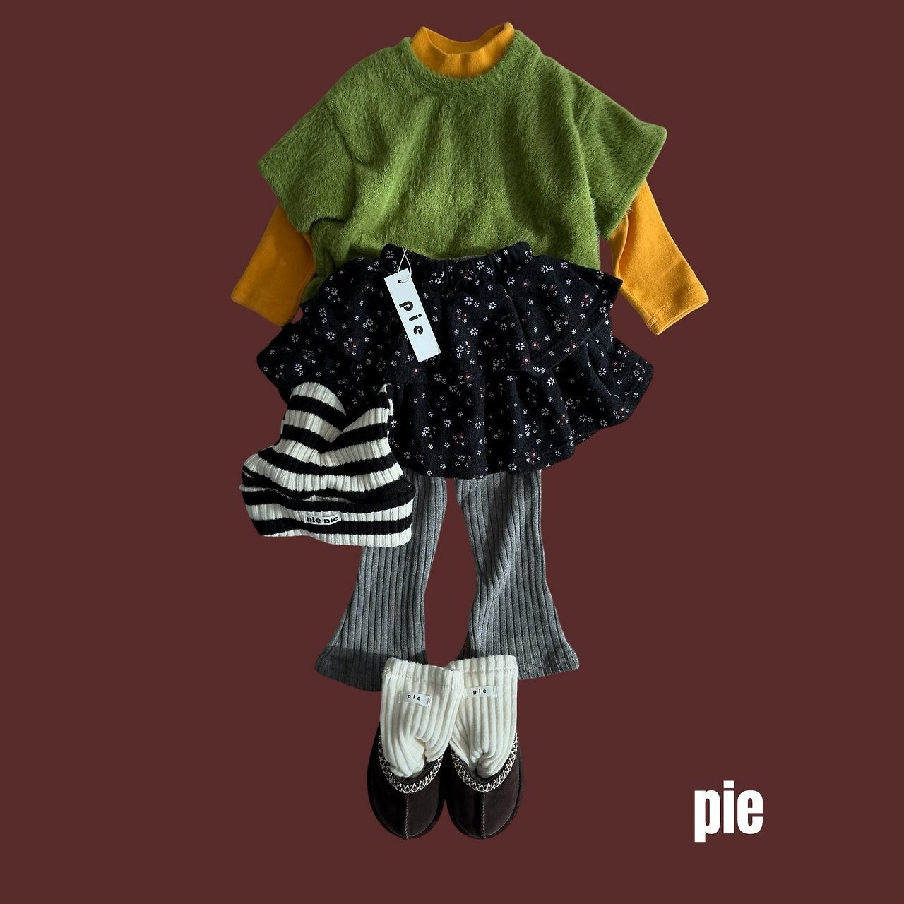 PIE［取寄］measiang layered half tee 26winter