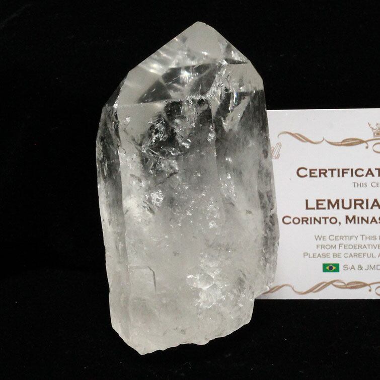 レムリアンシード 水晶 原石 ブラジル ミナスジェライス州 コリント産 証明書付属 一点物 281-174