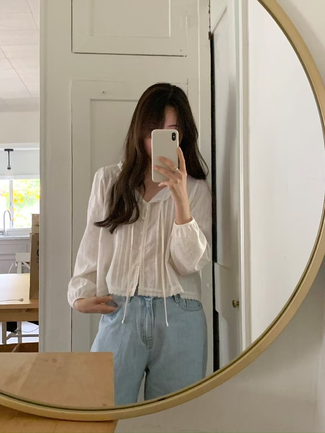 (予約) LITER / Lily lace blouse 1color