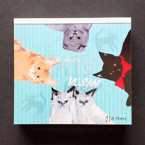 Violet & Claire　メモ帳　ブロックメモ　CAT's view　ねこ猫ネコ