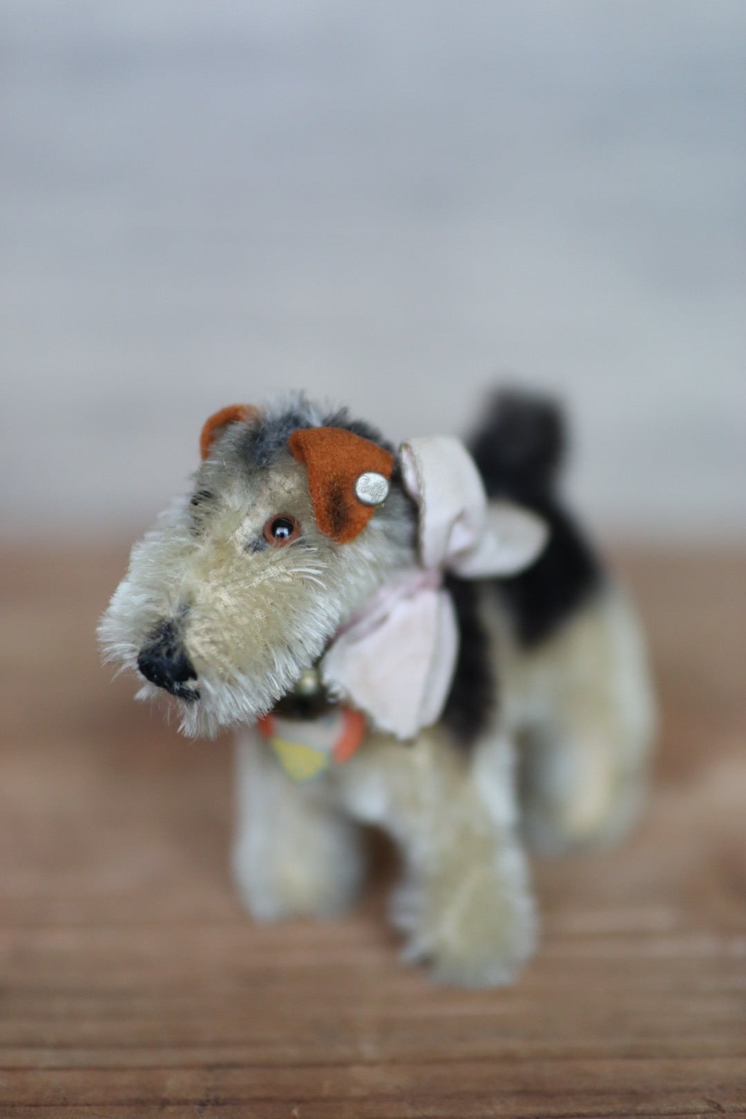 アンティーク シュタイフ 犬 エアデールテリア Terry