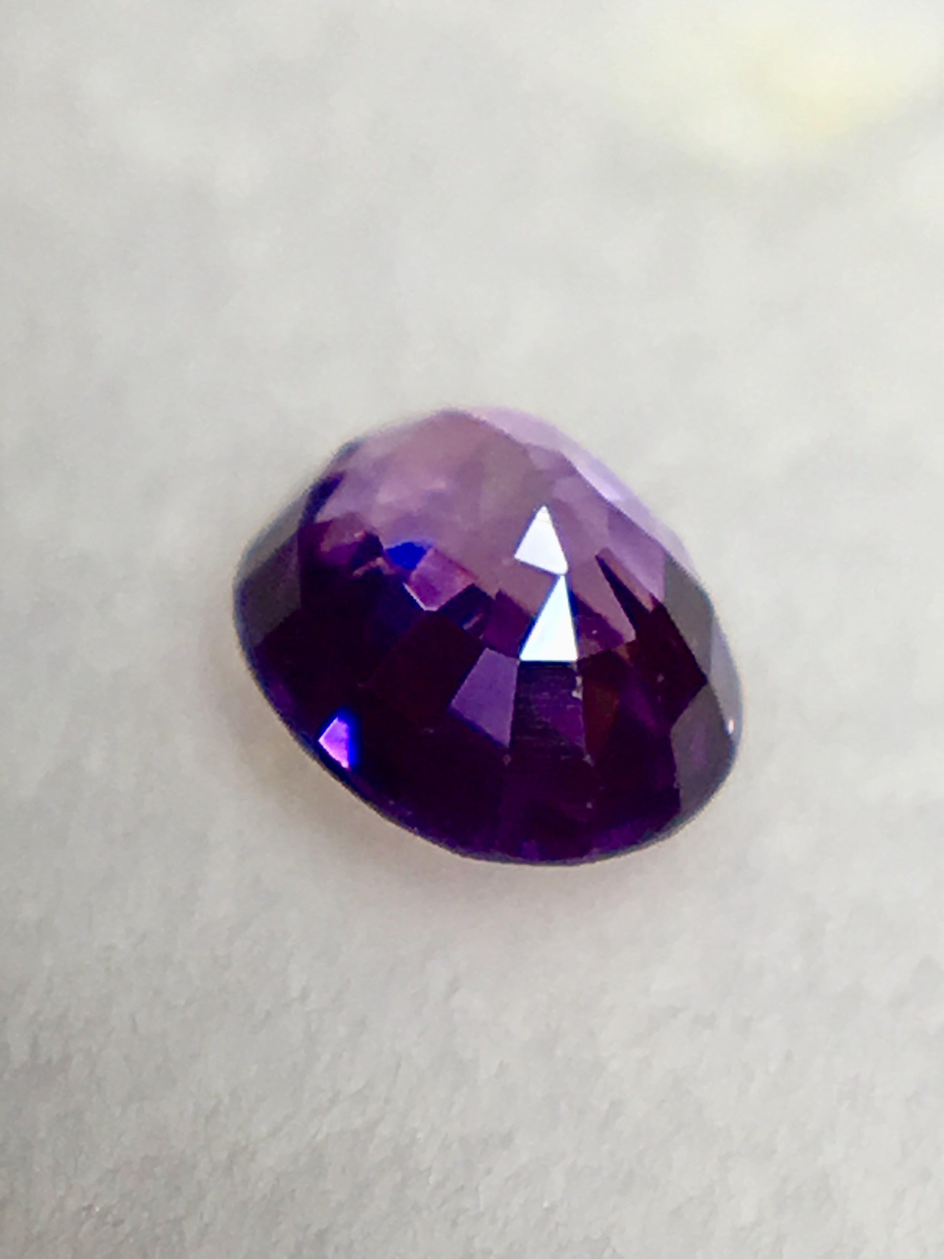 ”蠱惑”のストーン 0.5ct UP 天然 バイオレット サファイア ルース | Frederick’s Gems&Jewelry powered  by BASE